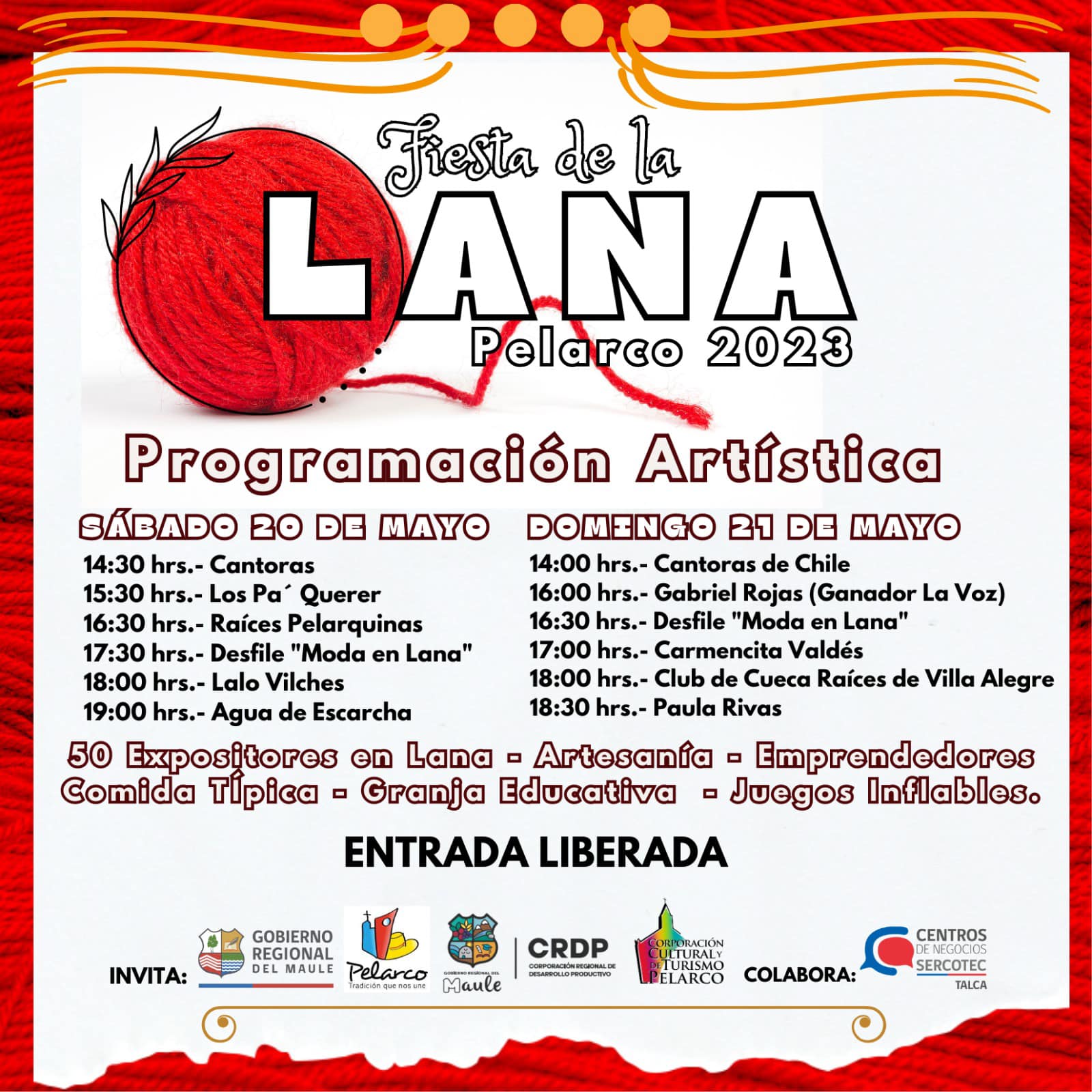 Segunda versión de la Fiesta de la Lana se realizará este fin de semana en Pelarco